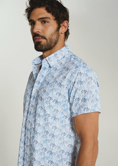 7Diamonds Palmline Short Sleeve Shirt