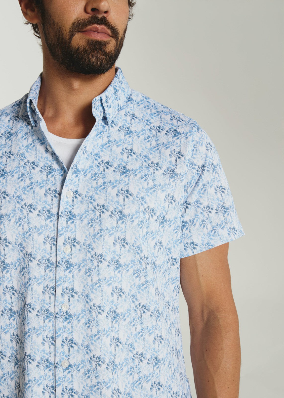 7Diamonds Palmline Short Sleeve Shirt