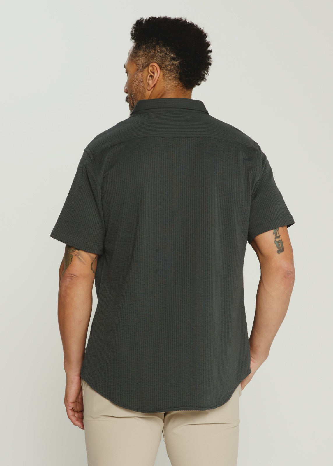 7Diamonds Bennet Seersucker Stretch Short Sleeve Shirt
