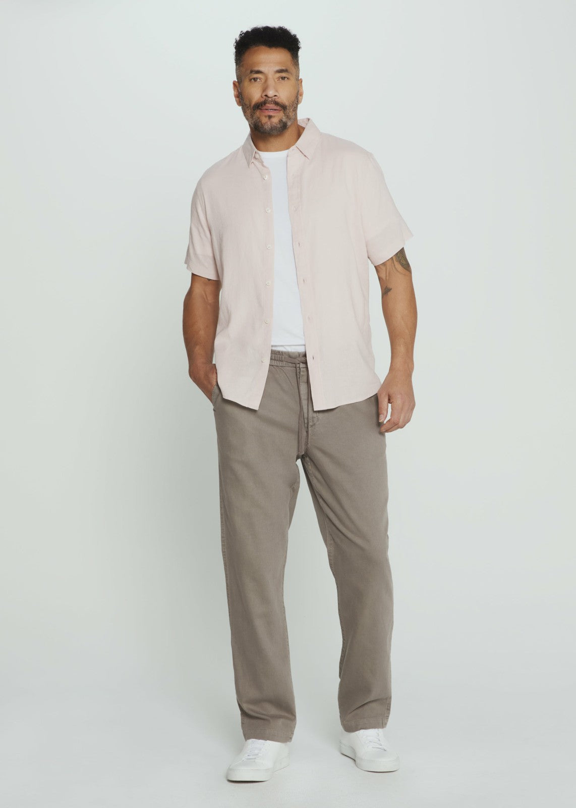 7Diamonds Oasis Linen Short Sleeve Shirt
