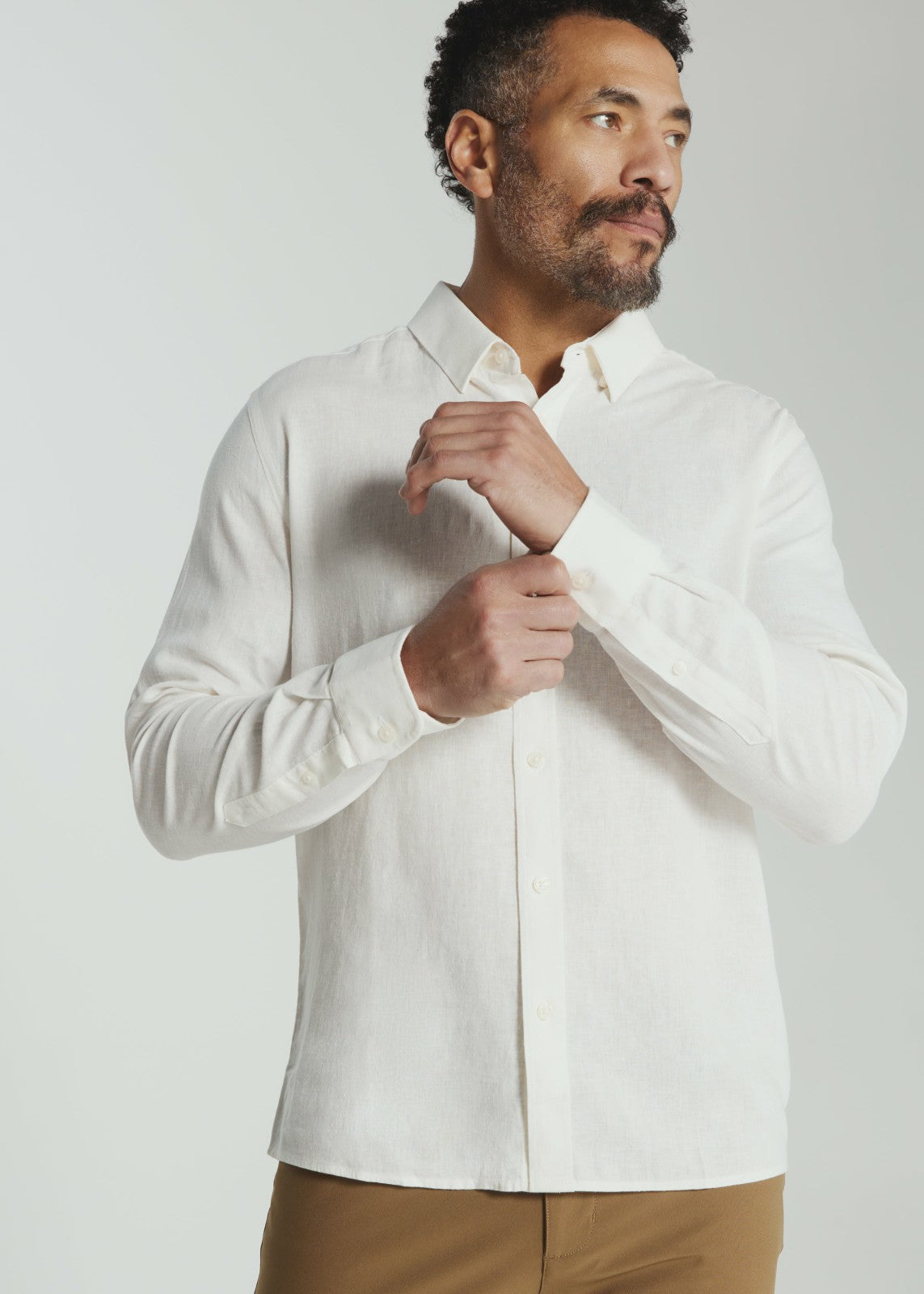 7Diamonds Oasis Linen Long Sleeve Shirt