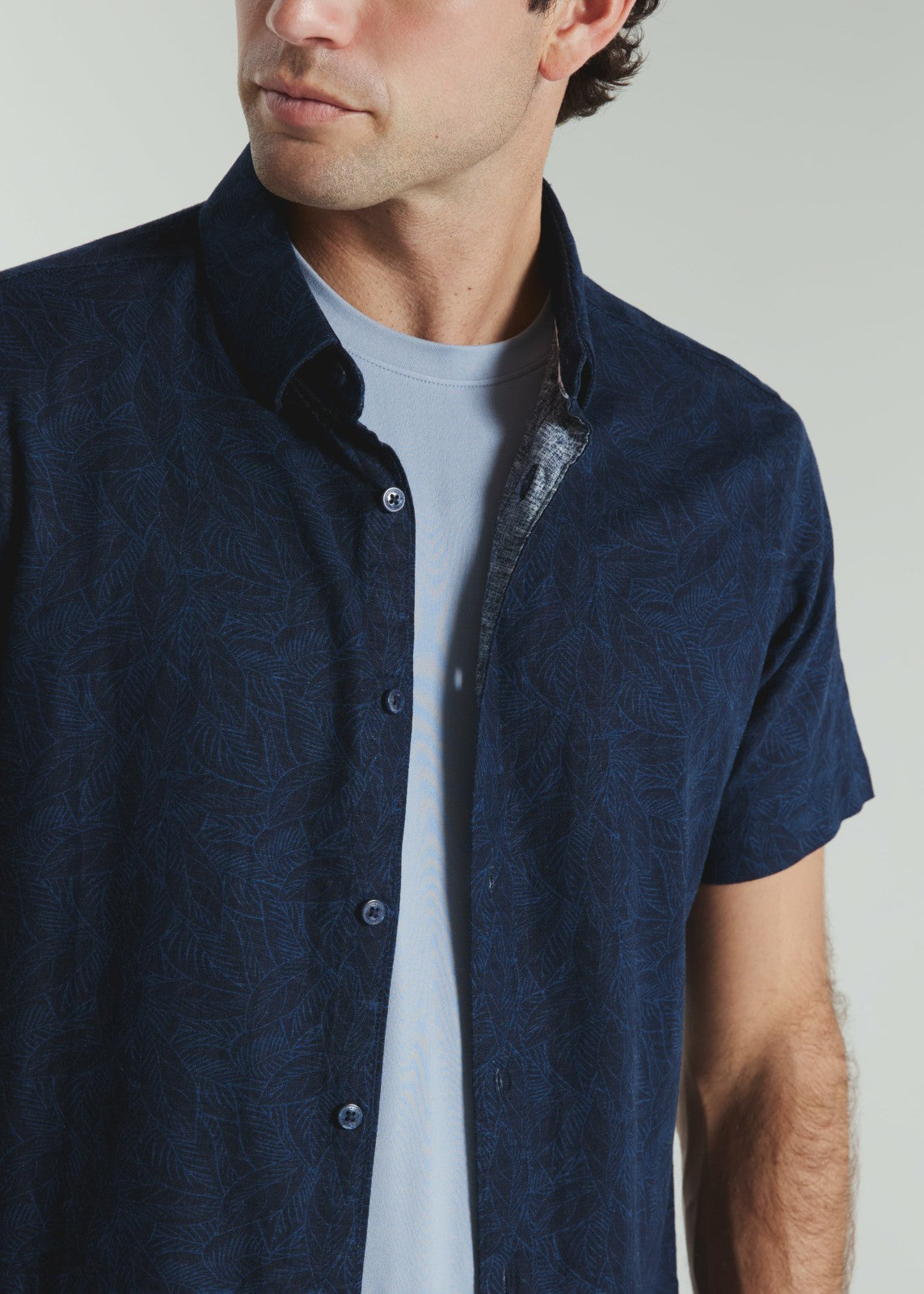 7Diamonds Oasis Linen Botanical Shirt