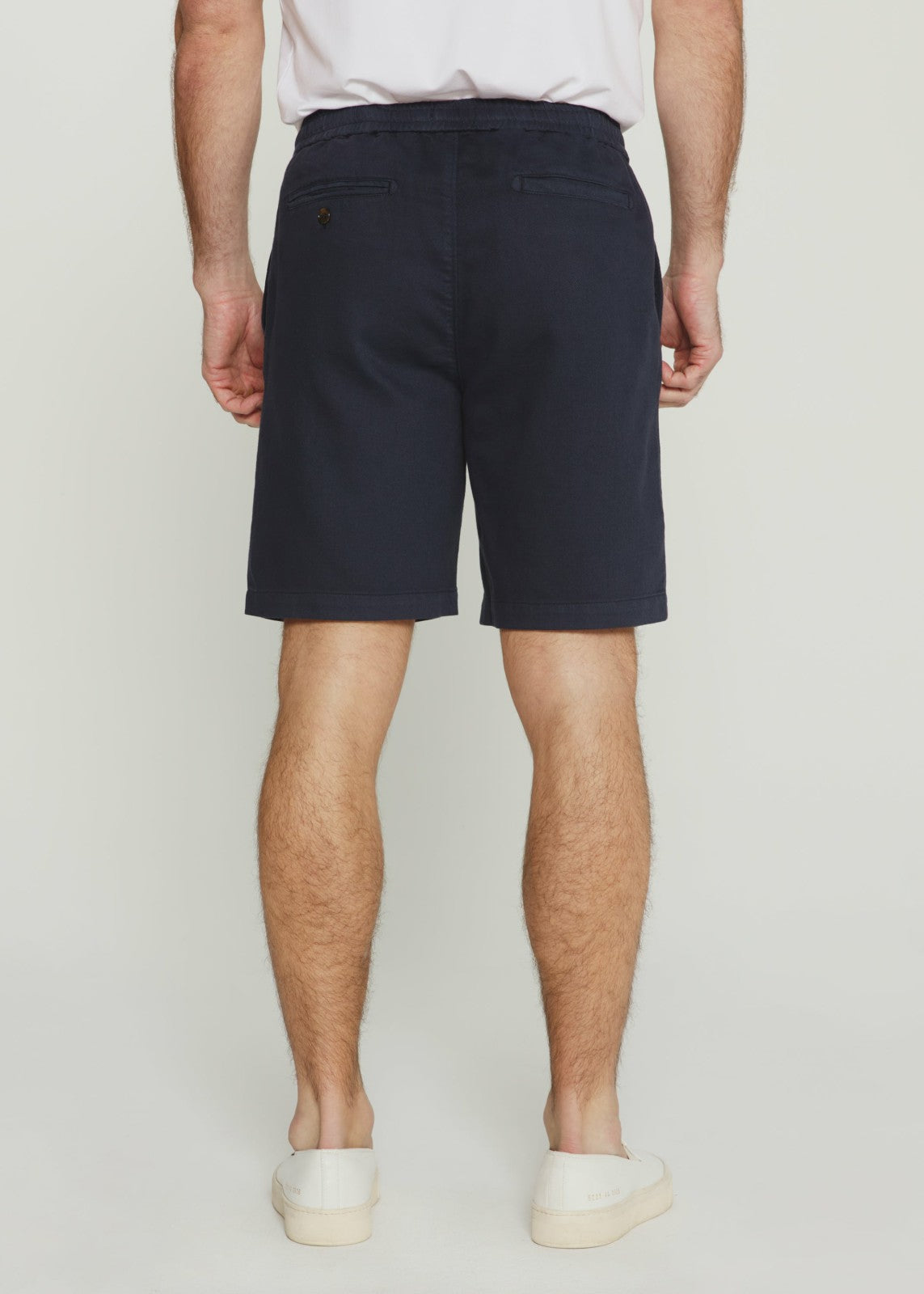 7Diamonds Laguna 8" Stretch Linen Drawstring Short