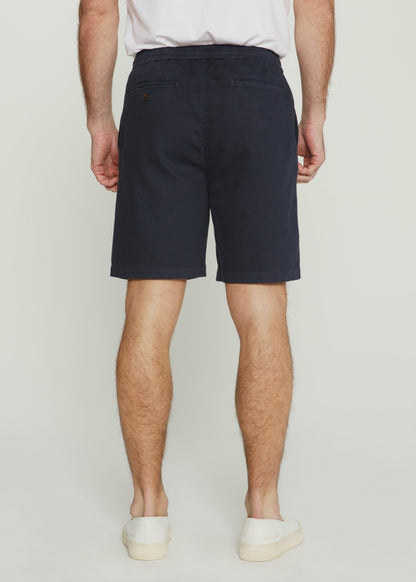 7Diamonds Laguna 8" Stretch Linen Drawstring Short