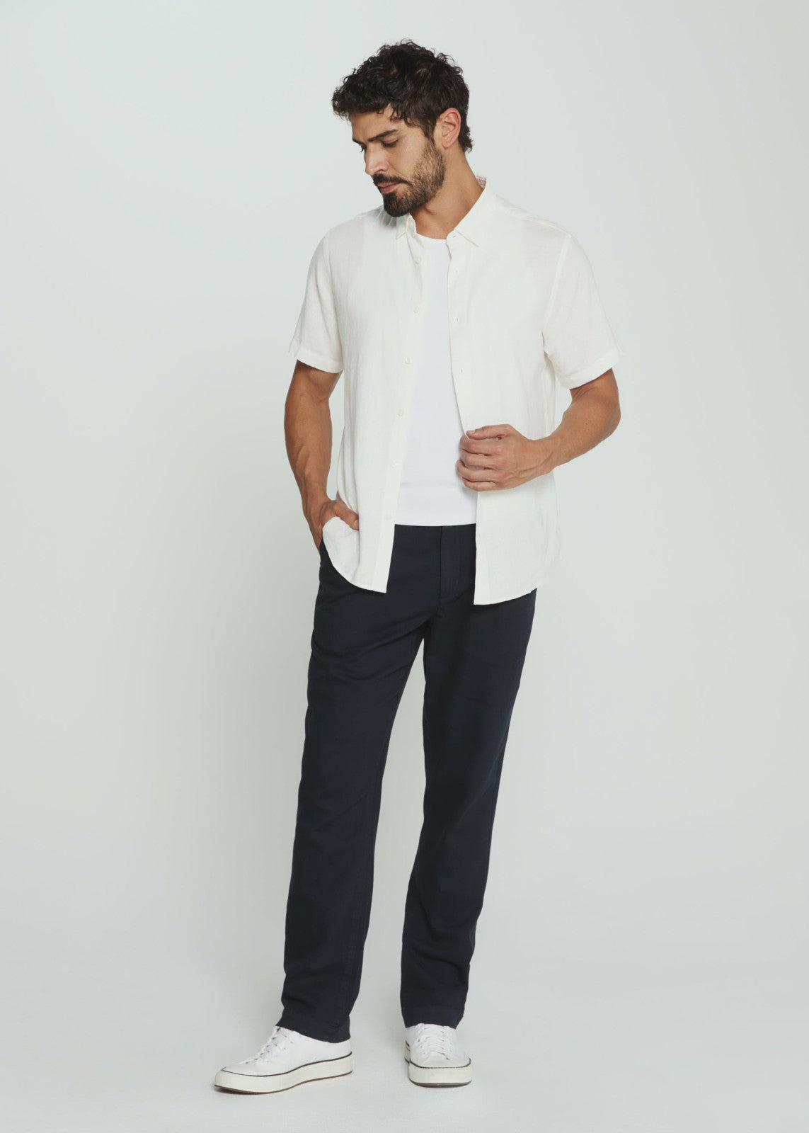 7Diamonds Oasis Linen Short Sleeve Shirt
