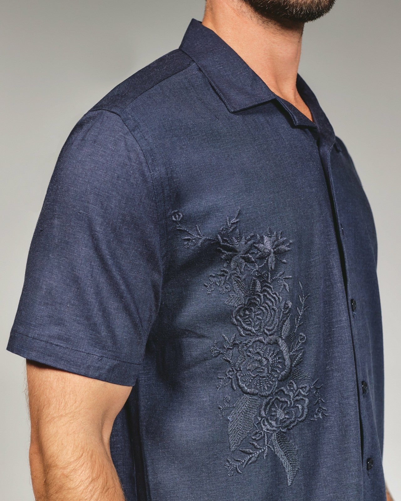 7Diamonds Marco Linen Camp Shirt