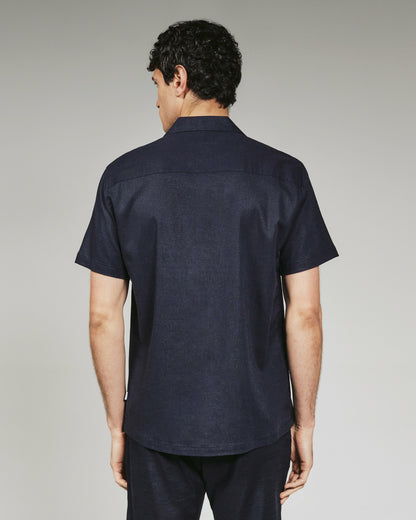 7Diamonds Pollock Linen Camp Shirt