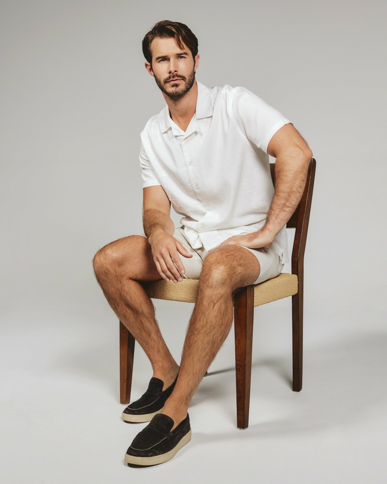 7Diamonds Marco Linen Camp Shirt