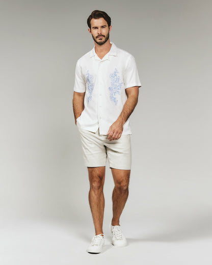 7Diamonds Pollock Linen Camp Shirt
