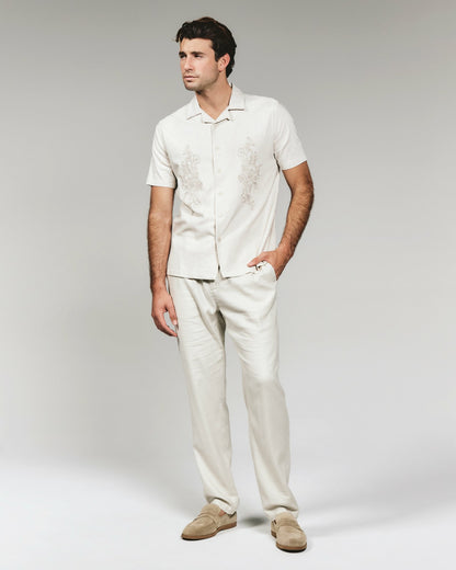 7Diamonds Pollock Linen Camp Shirt