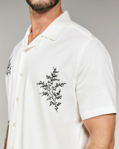 7Diamonds Heath Linen Camp Shirt