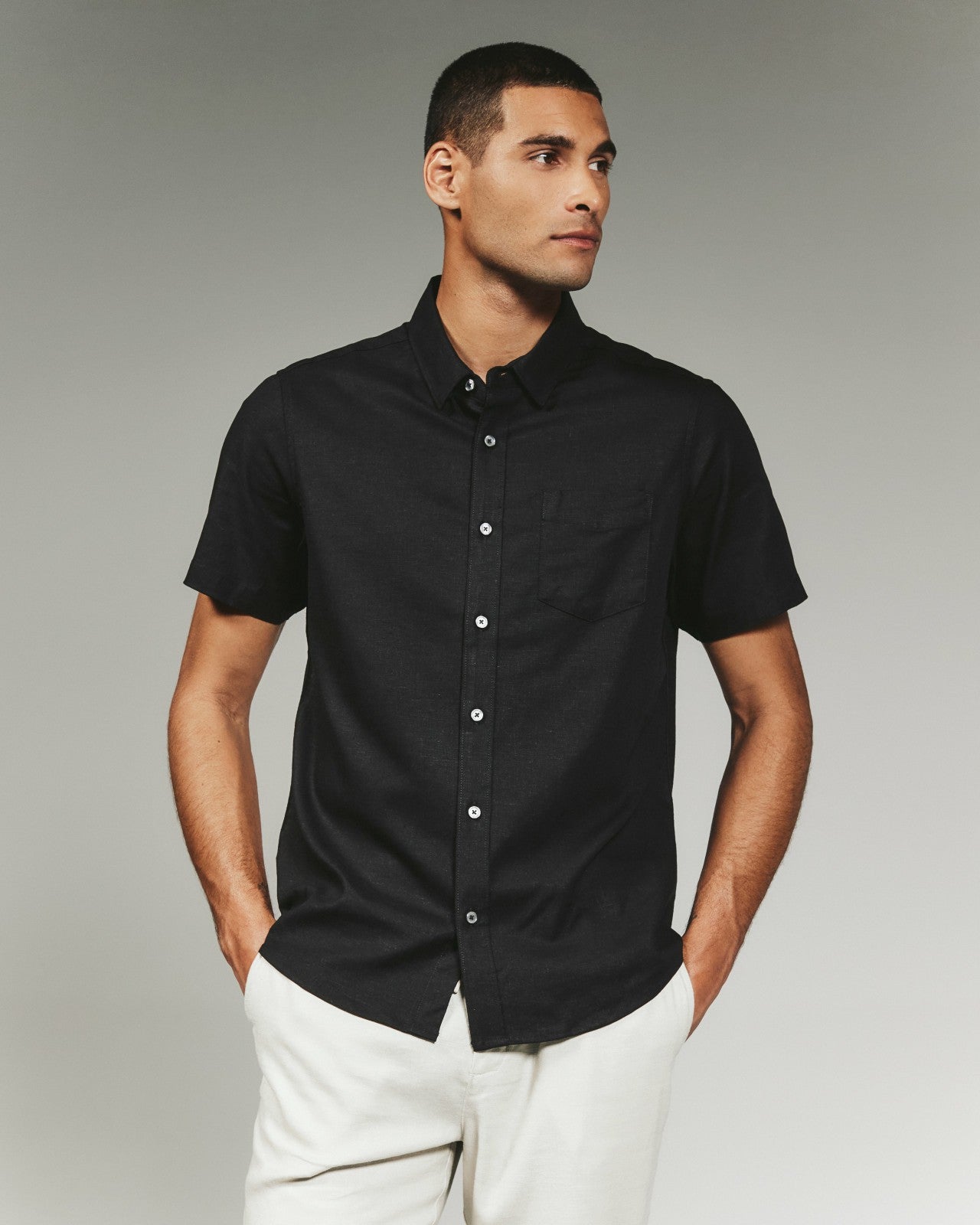 7Diamonds Bradhurst Linen Short Sleeve Shirt