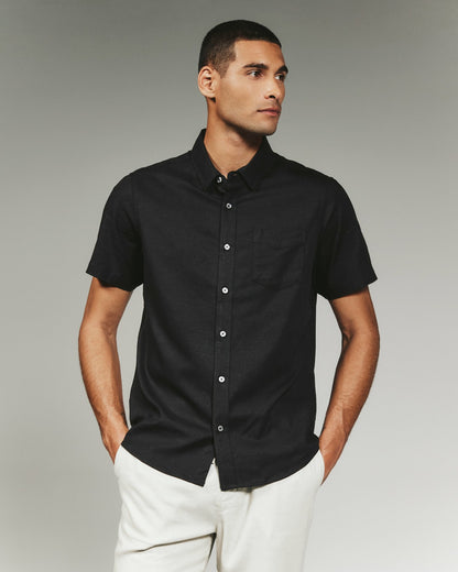 7Diamonds Bradhurst Linen Short Sleeve Shirt