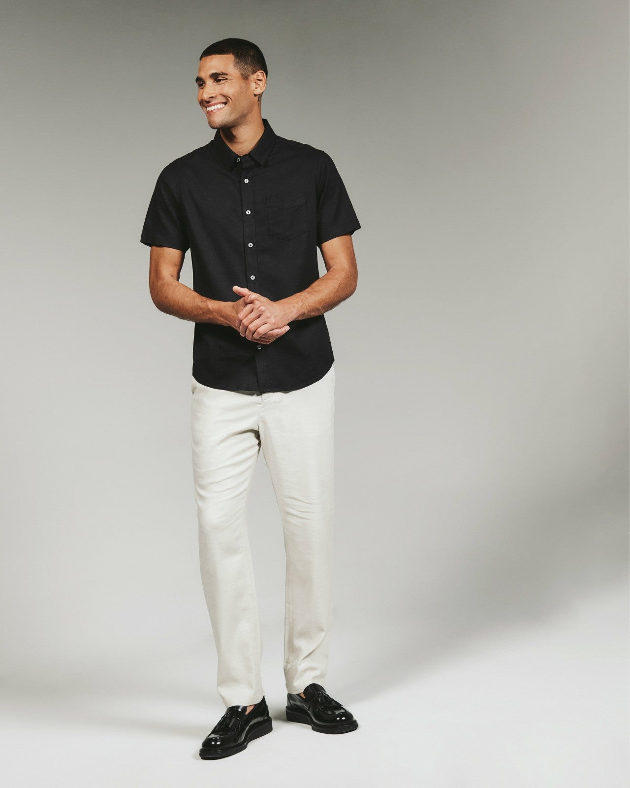 7Diamonds Bradhurst Linen Short Sleeve Shirt