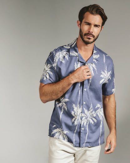 7Diamonds Daytona Linen Camp Shirt