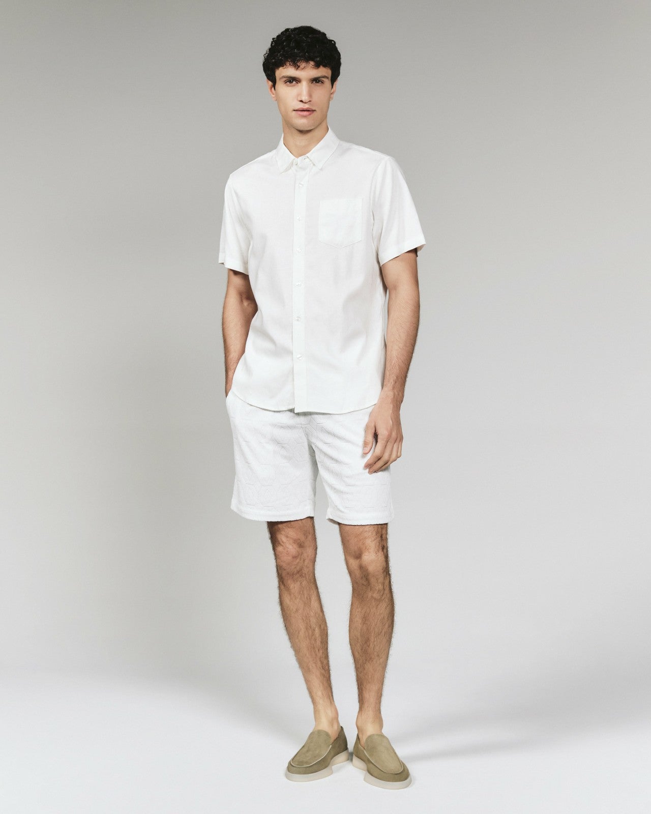 7Diamonds Bradhurst Linen Short Sleeve Shirt