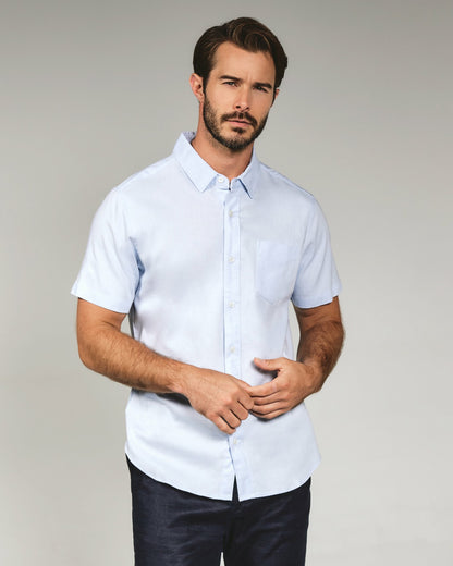 7Diamonds Bradhurst Linen Short Sleeve Shirt