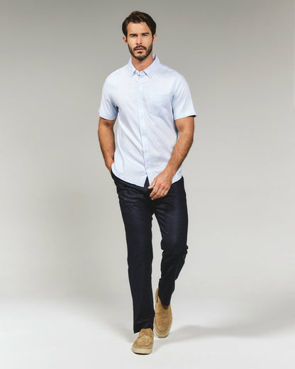 7Diamonds Bradhurst Linen Short Sleeve Shirt