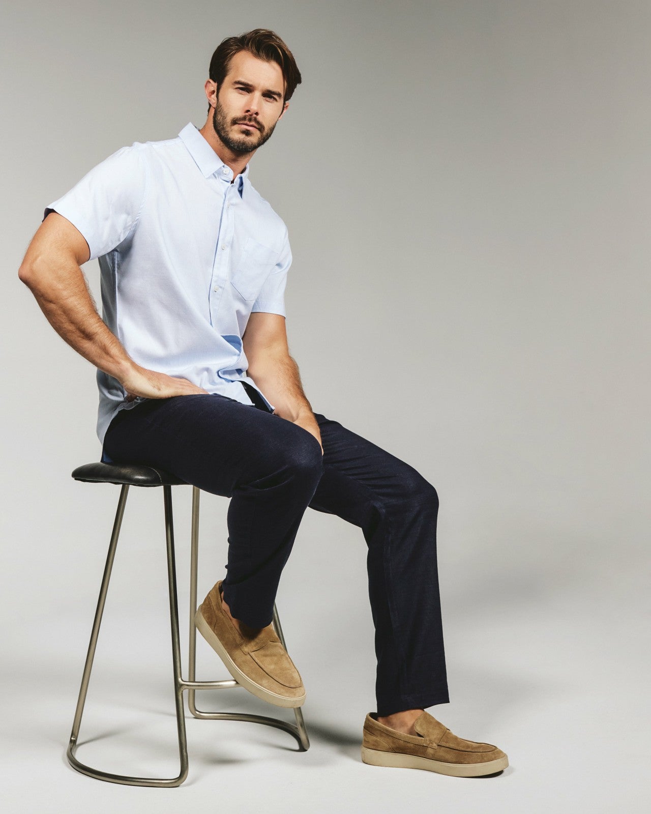7Diamonds Bradhurst Linen Short Sleeve Shirt