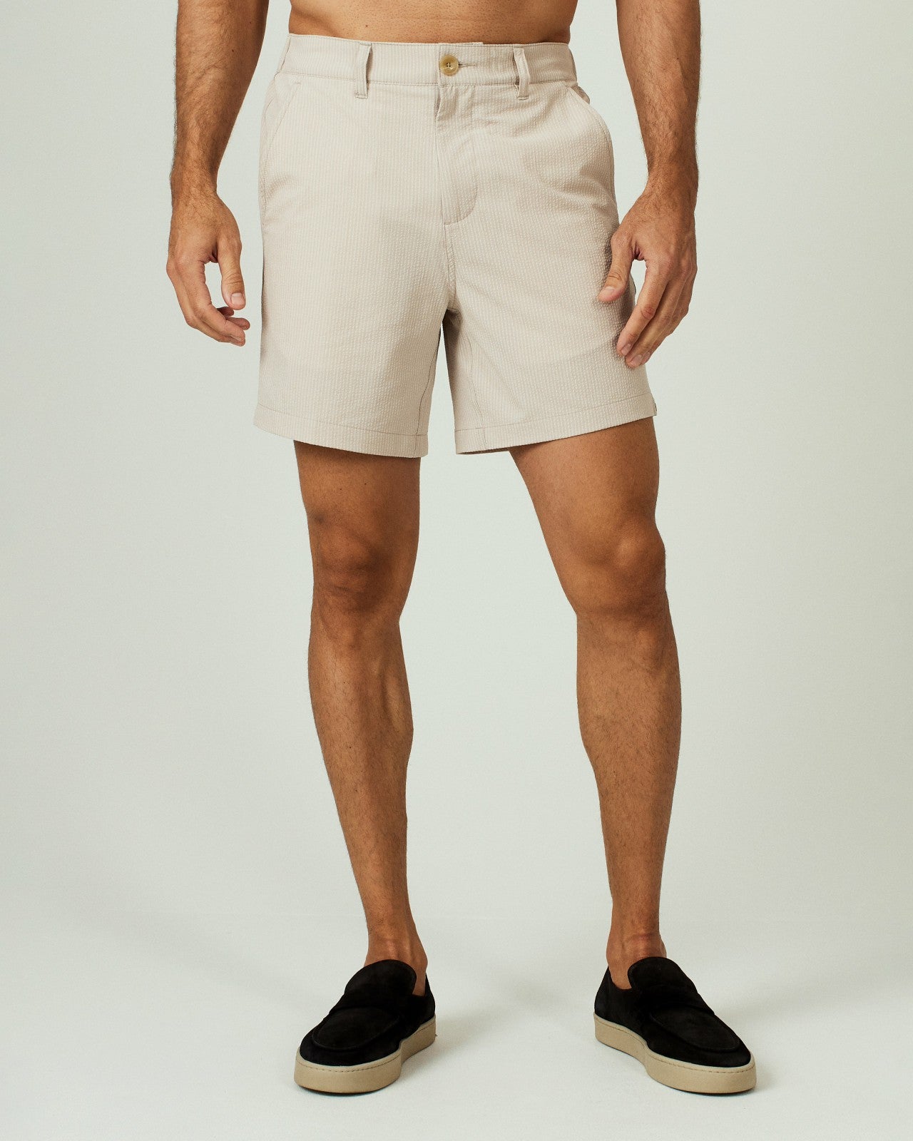 7Diamonds La Jolla Seersucker Stretch Hybrid Short