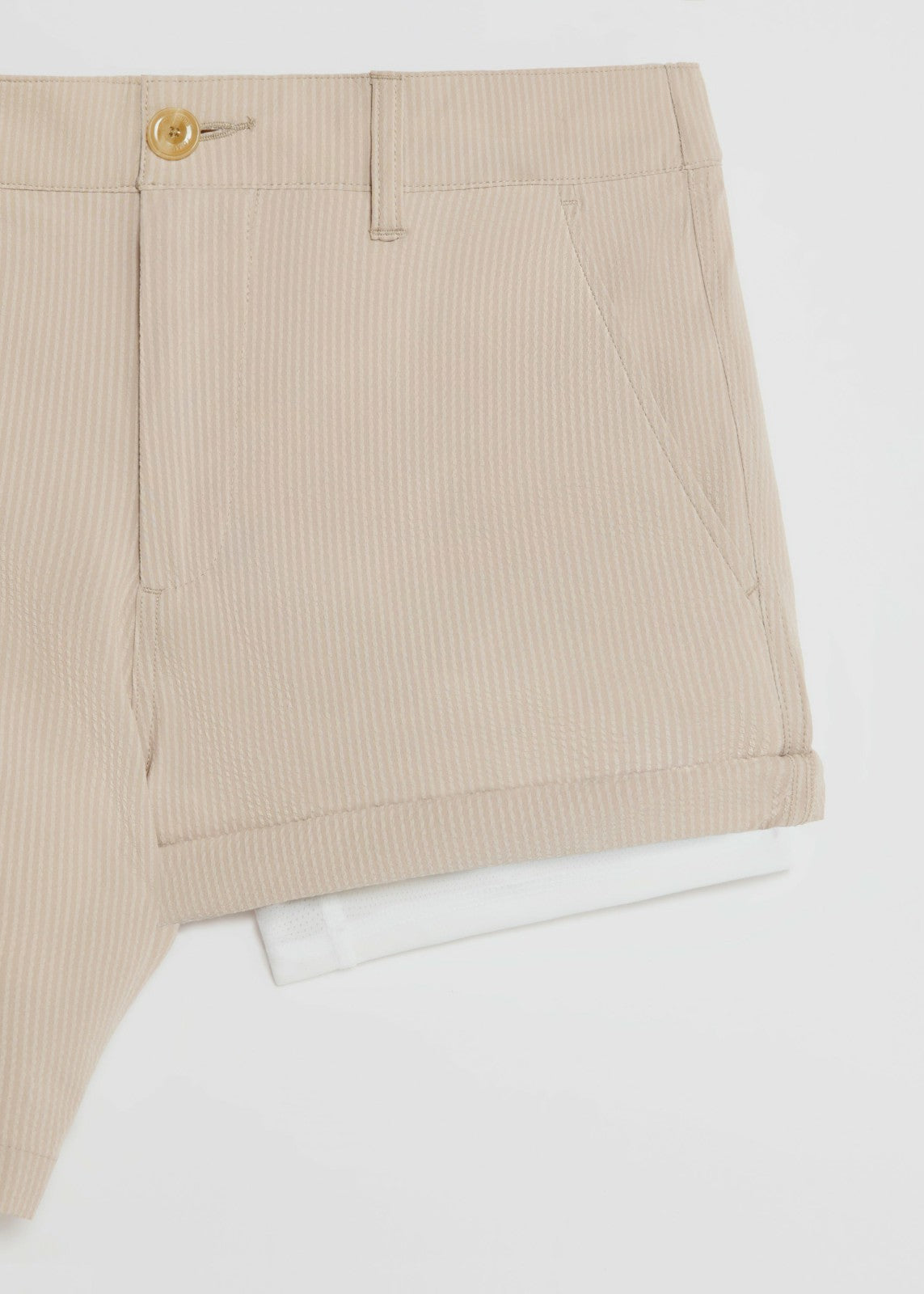 7Diamonds La Jolla Seersucker Stretch Hybrid Short