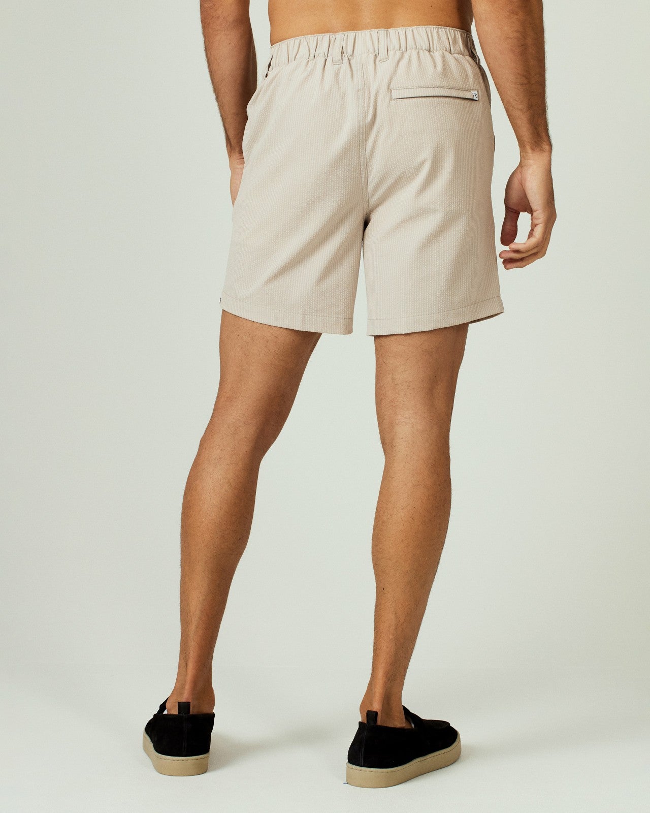 7Diamonds La Jolla Seersucker Stretch Hybrid Short