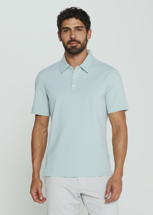 7Diamonds Sutherland Seersucker Stretch Polo