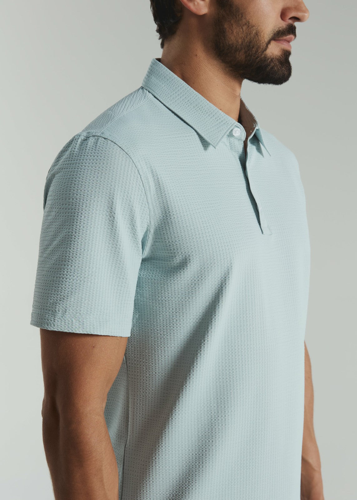7Diamonds Sutherland Seersucker Stretch Polo