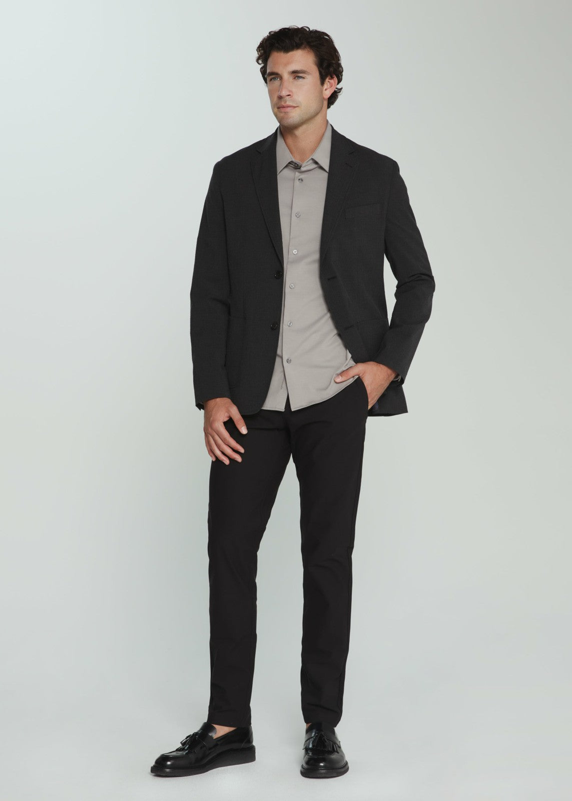 7Diamonds Gibson Seersucker Stretch Blazer