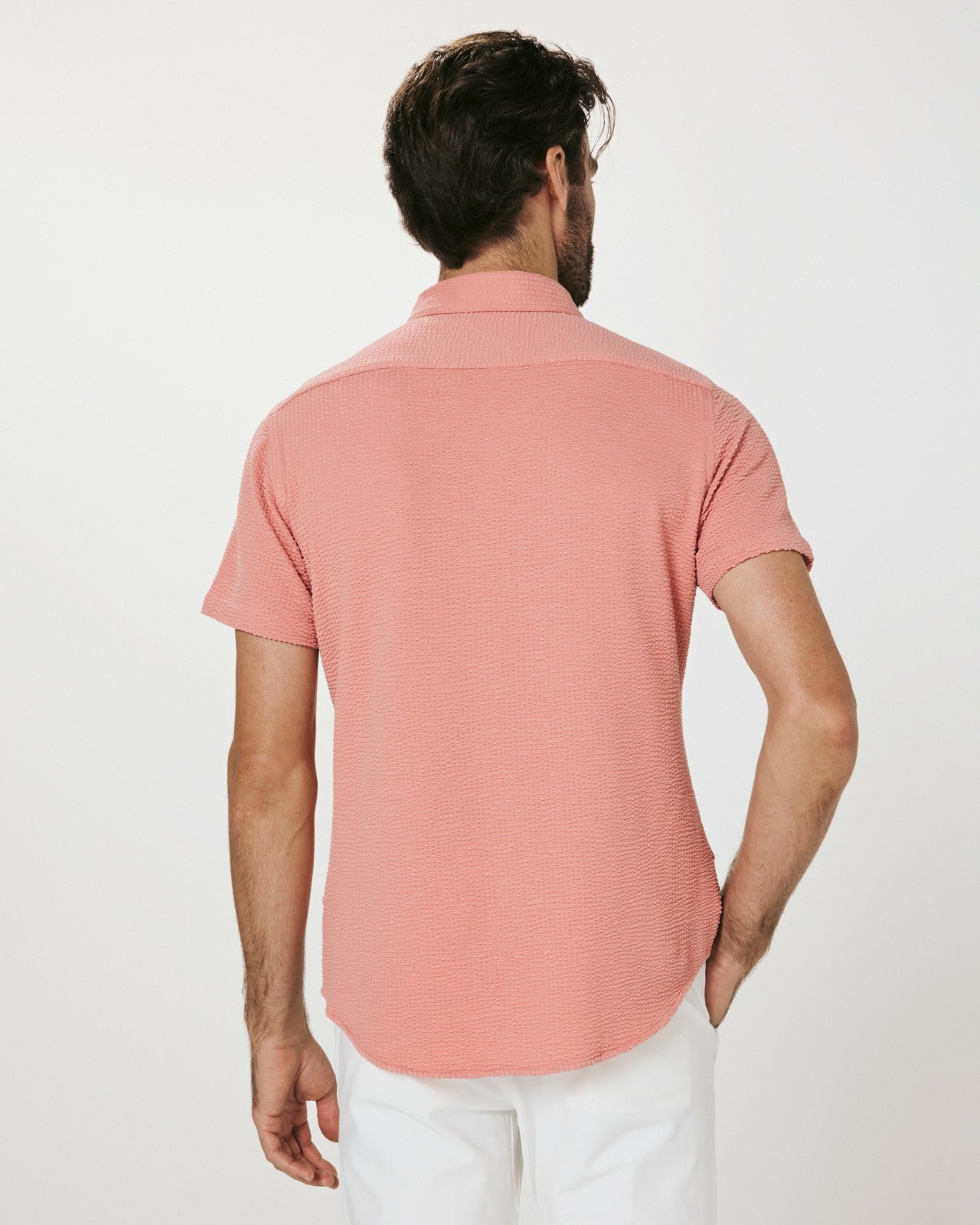 7Diamonds Bennet Seersucker Stretch Short Sleeve Shirt