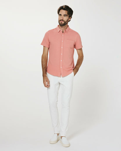 7Diamonds Bennet Seersucker Stretch Short Sleeve Shirt