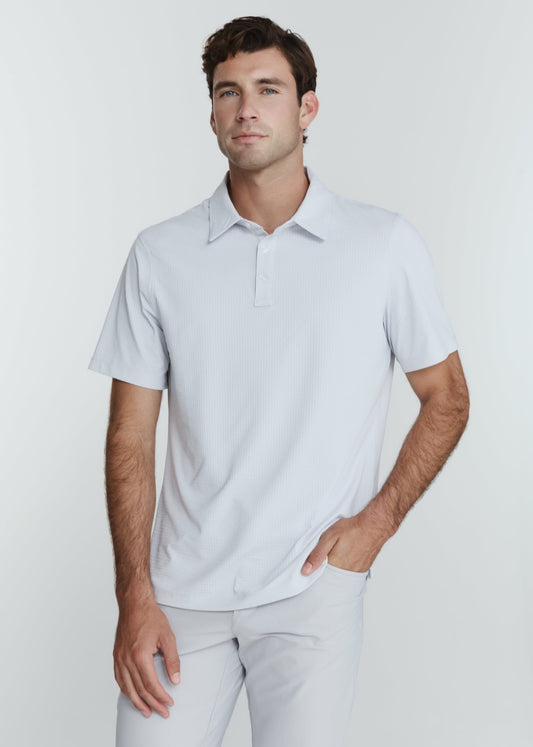 7Diamonds Sutherland Seersucker Stretch Polo