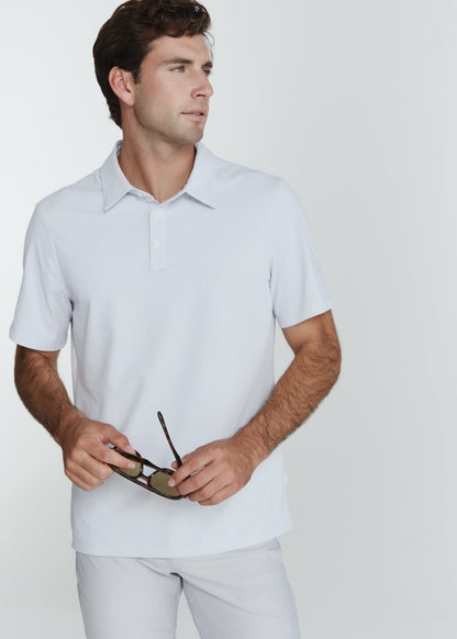 7Diamonds Sutherland Seersucker Stretch Polo