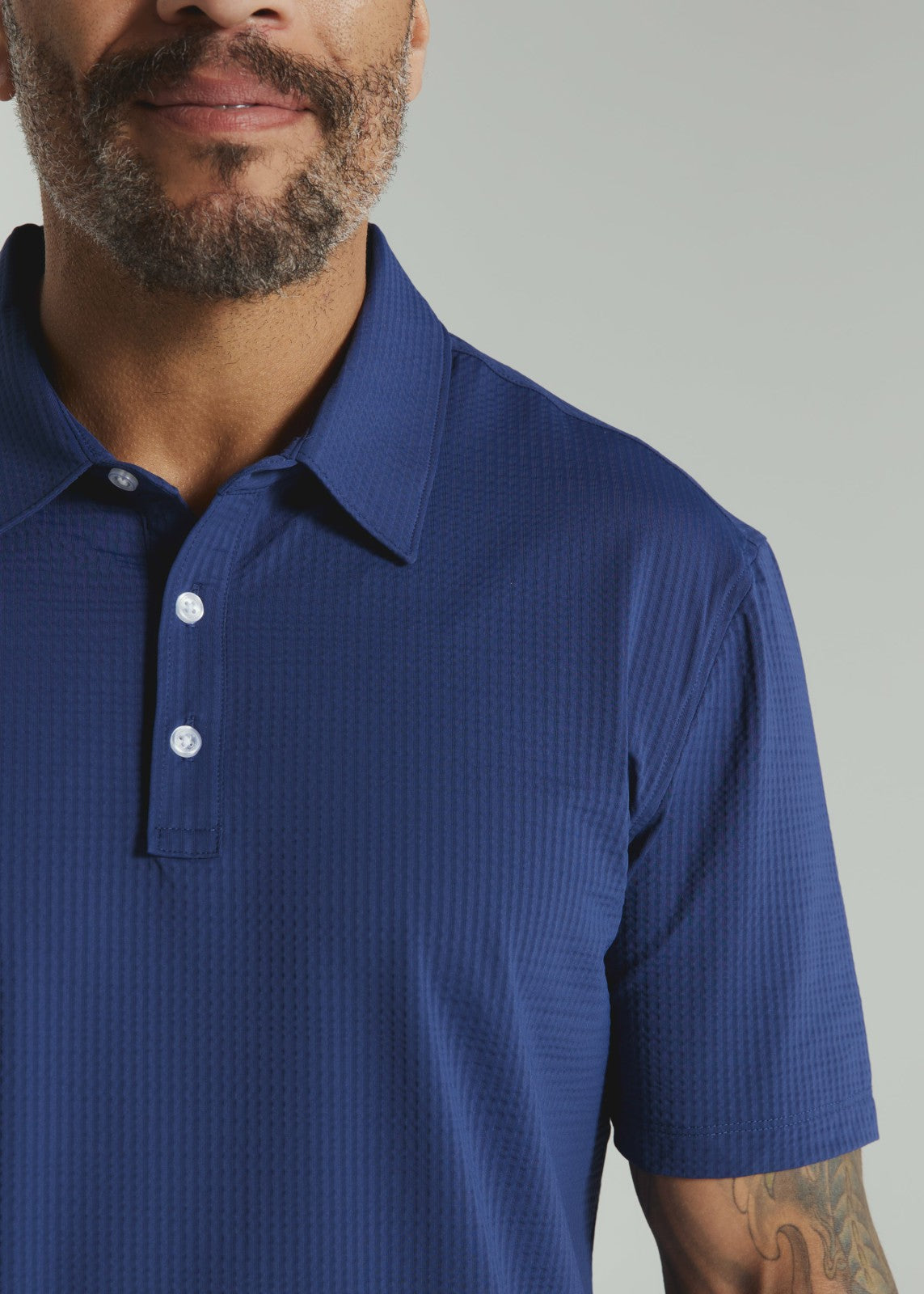 7Diamonds Sutherland Seersucker Stretch Polo