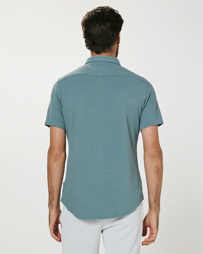 7Diamonds Bennet Seersucker Stretch Short Sleeve Shirt