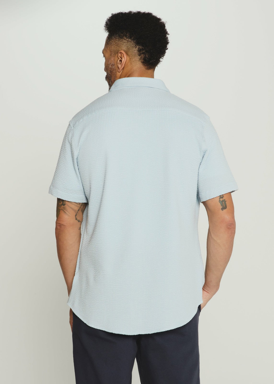 7Diamonds Bennet Seersucker Stretch Short Sleeve Shirt