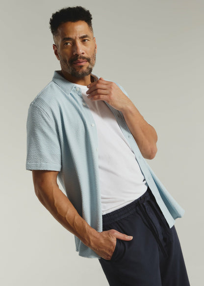 7Diamonds Bennet Seersucker Stretch Short Sleeve Shirt