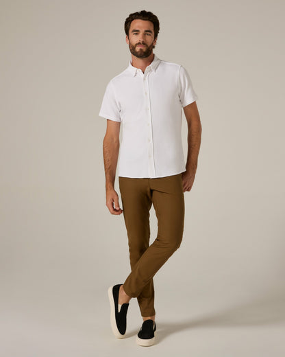 7Diamonds Levine Seersucker Stretch Short Sleeve Shirt