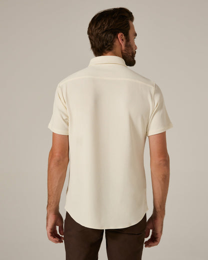 7Diamonds Levine Seersucker Stretch Short Sleeve Shirt