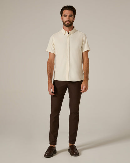 7Diamonds Levine Seersucker Stretch Short Sleeve Shirt