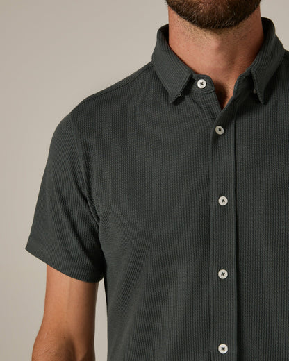 7Diamonds Levine Seersucker Stretch Short Sleeve Shirt