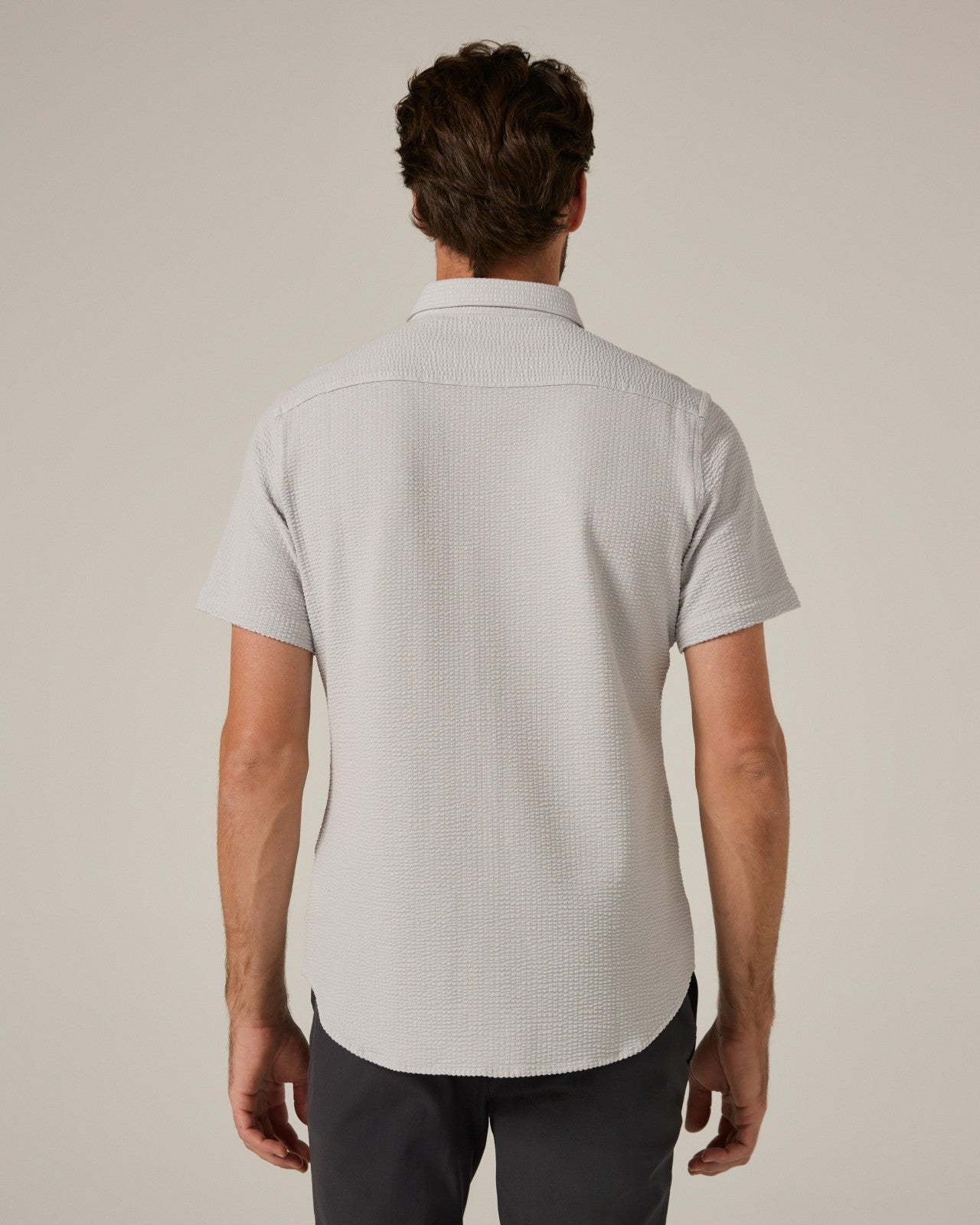 7Diamonds Bennet Seersucker Stretch Short Sleeve Shirt