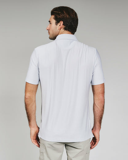 7Diamonds Marlowe Seersucker Stretch Polo
