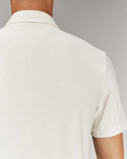 7Diamonds Marlowe Seersucker Stretch Polo