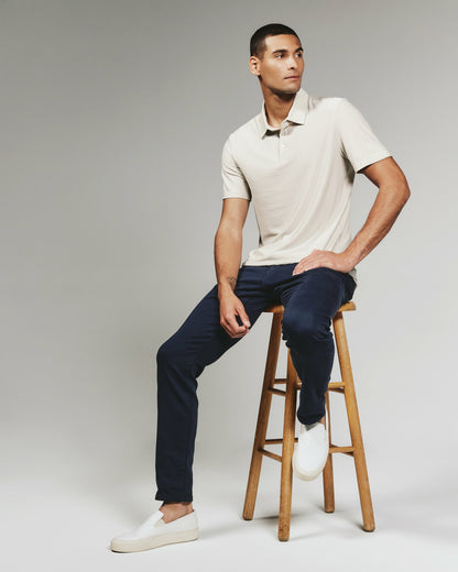 7Diamonds Marlowe Seersucker Stretch Polo