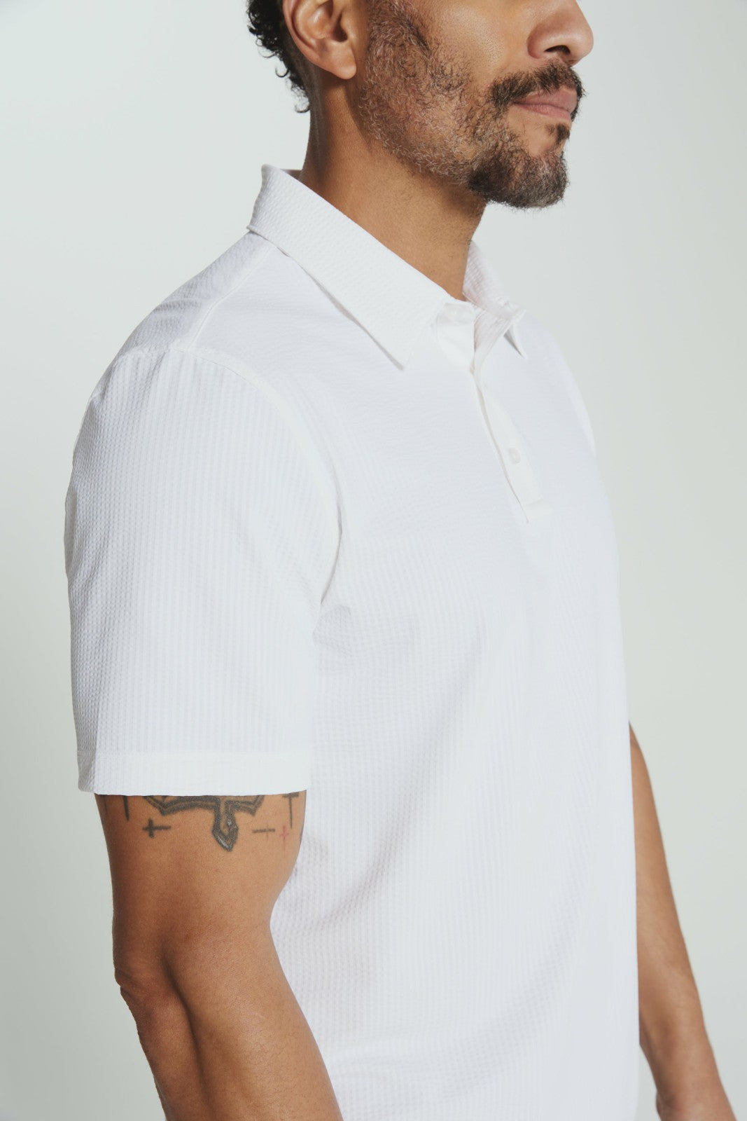 7Diamonds Sutherland Seersucker Stretch Polo