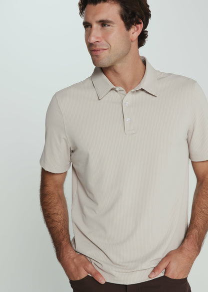 7Diamonds Sutherland Seersucker Stretch Polo
