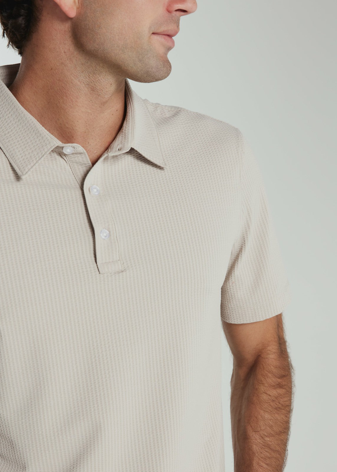 7Diamonds Sutherland Seersucker Stretch Polo