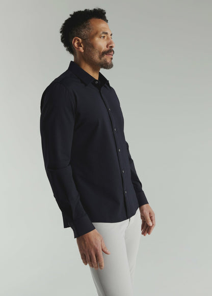 7Diamonds Ferris Seersucker Stretch Long Sleeve Shirt