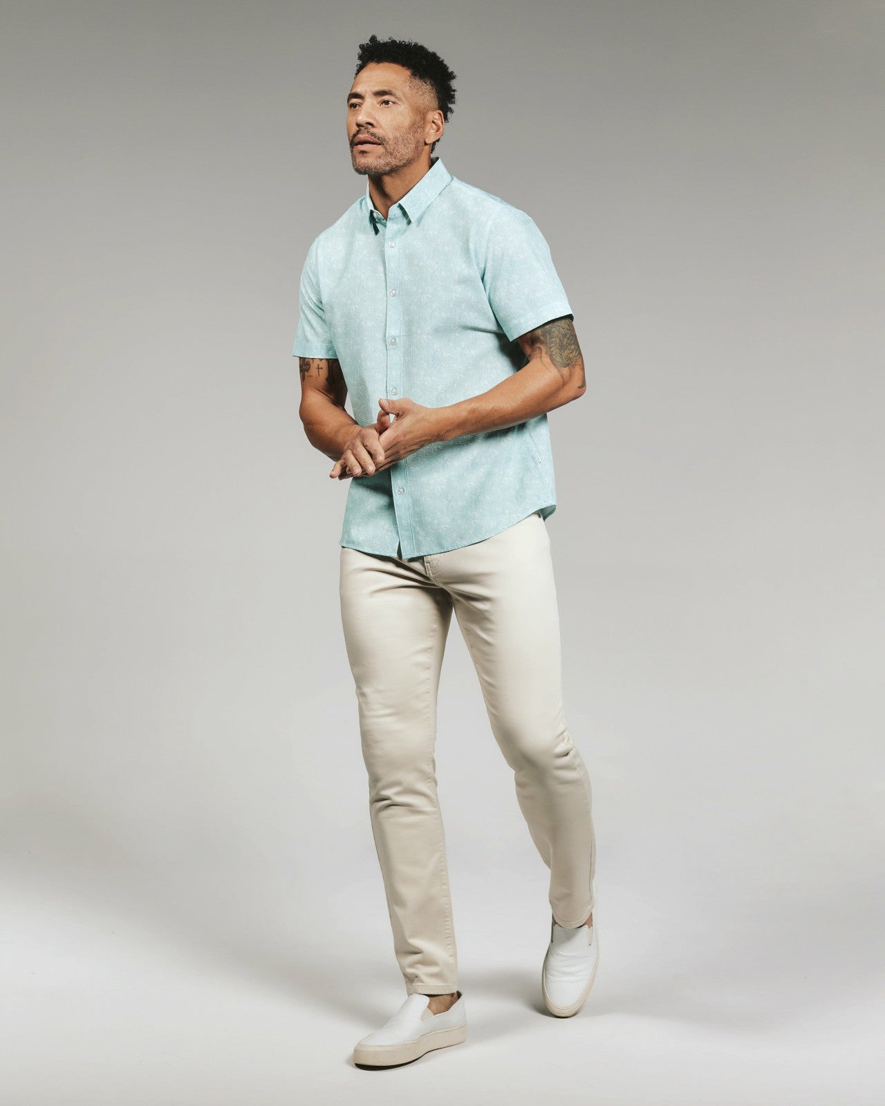 7Diamonds Hollis Seersucker Stretch Short Sleeve Shirt